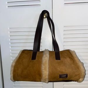 Vintage UGG Chestnut Barrel Bag